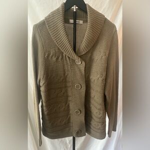 Cozy Cable Knit Cardigan Sweater